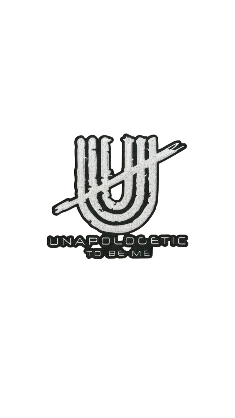 Chenille White logo Large U Unisex Hoodie